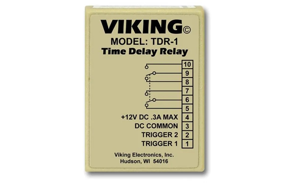 Viking Tdr-1 Time Delay Relay