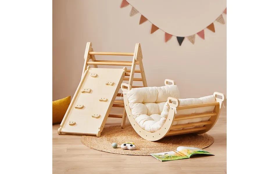 Tiny Land 7-in-1 Montessori Climbing Set With Play Pad