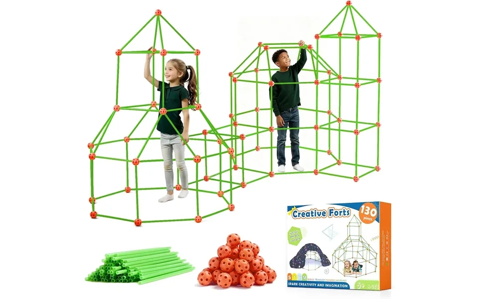 Tiny Land Creative Fort Building Kit With 130 Pcs