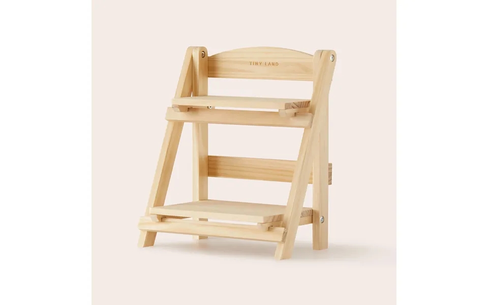 Tiny Land Play Kitchen Accessories Play Kitchen Food Storage Versatile Wooden Rack For Play Food