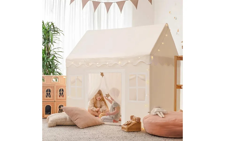 Tiny Land Playhouse Tent Indoor Tent For Kids - White