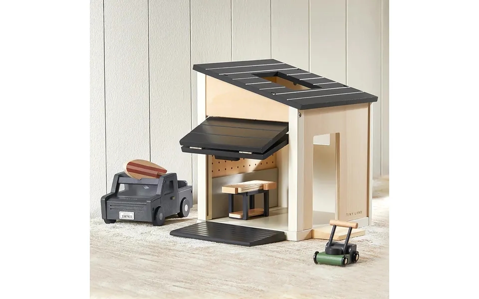 Tiny Land Wooden Dollhouse - Garage