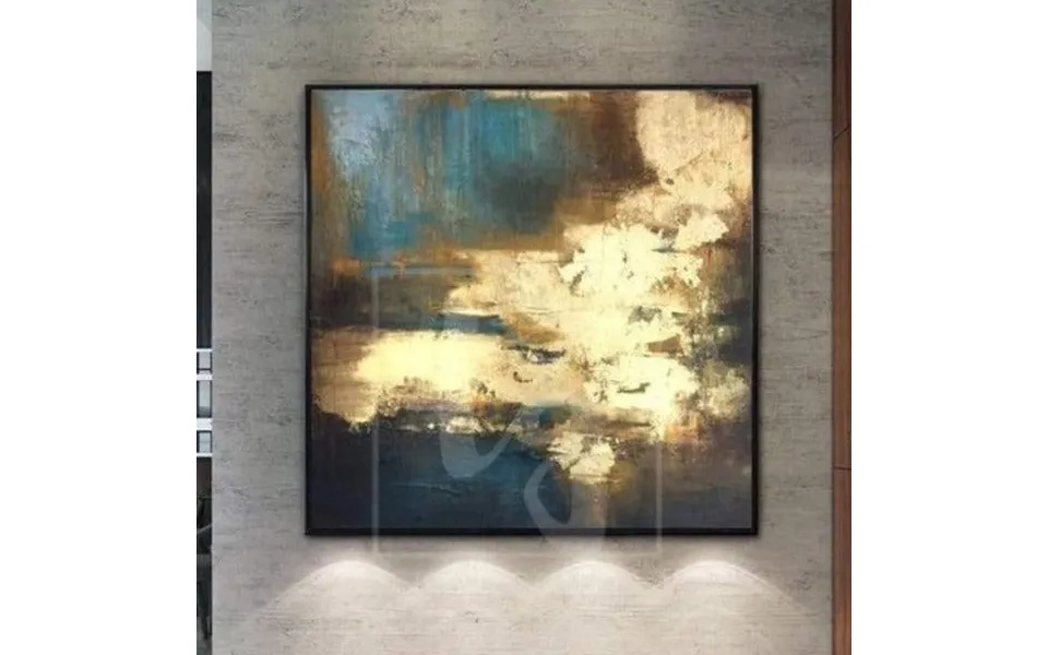 Large Abstract Oil Painting Oversized Abstract Painting Gold Leaf Painting Modern Artwork Abstract Surge Of Energy