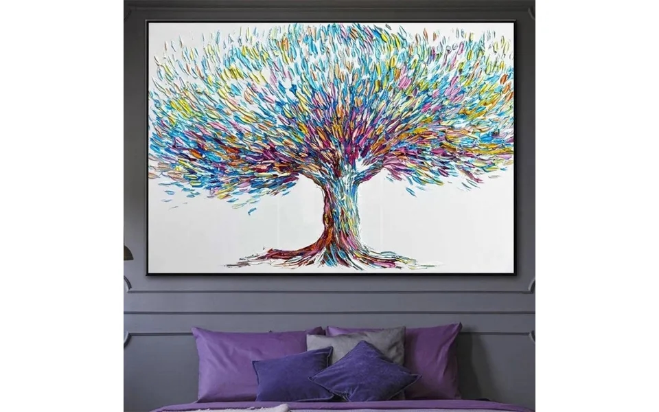 Large Tree Abstract Painting Abstract Oil Tree Artwork Contemporary Tree Modern Tree Paintings On Canvas Oil Painting Tr