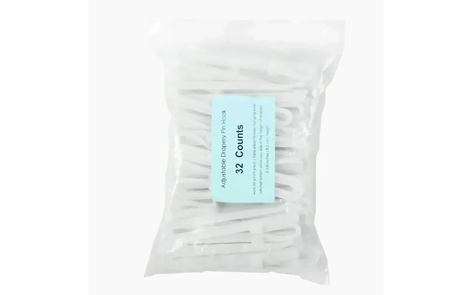 Adjustable Pin Hooks Pack Of 32