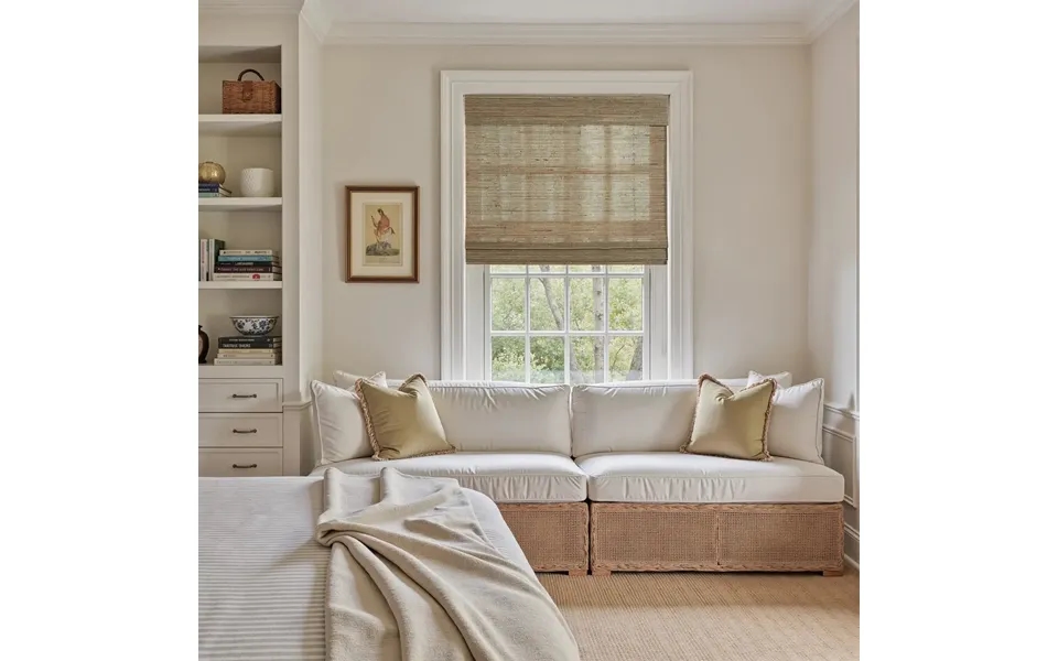 Lay Natural Ramie Bamboo Woven Shade - Brown