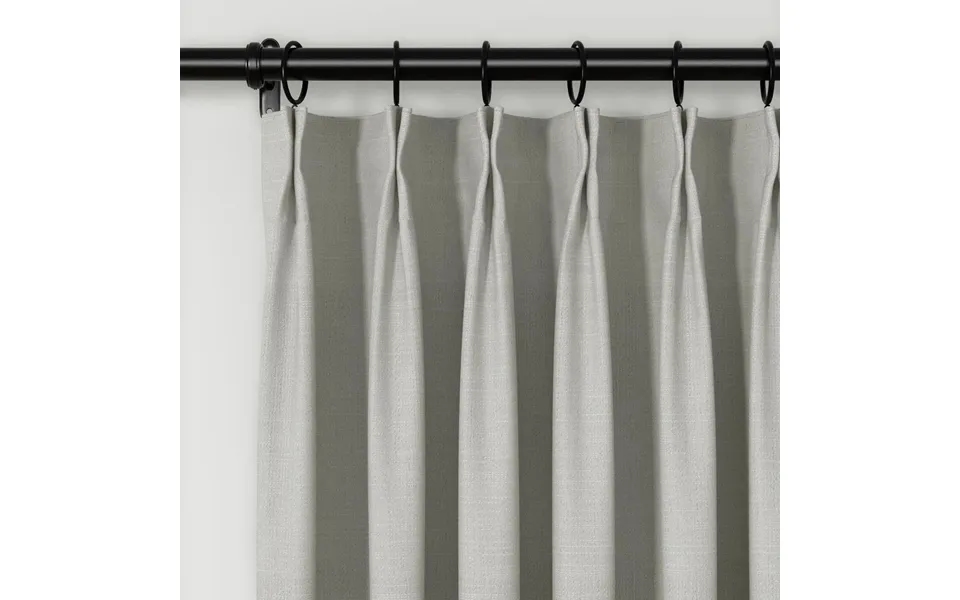 Lydia Cross Jacquard Curtain Pleated - Serie D