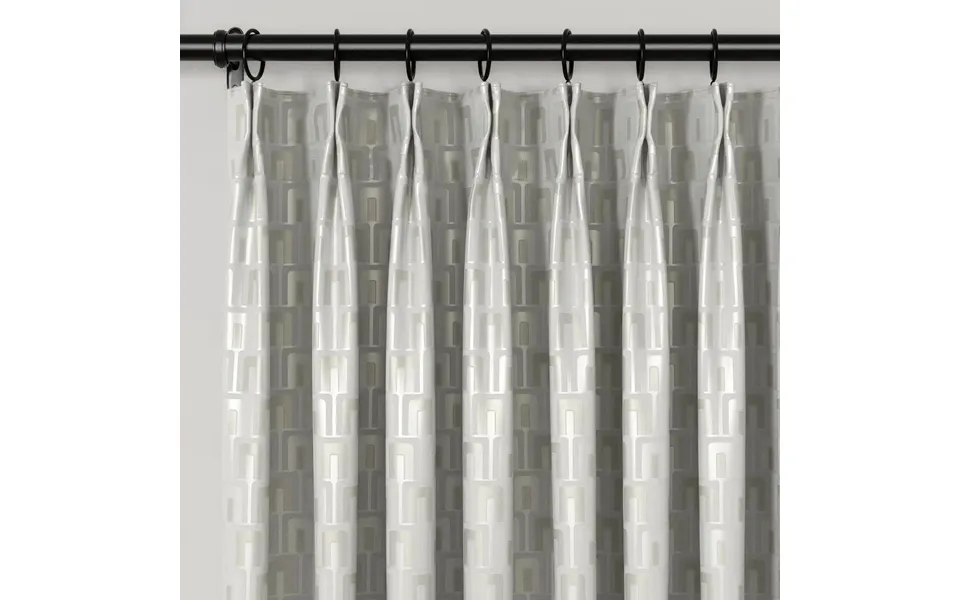 Lydia Plants Jacquard Curtain Pleated - Serie B