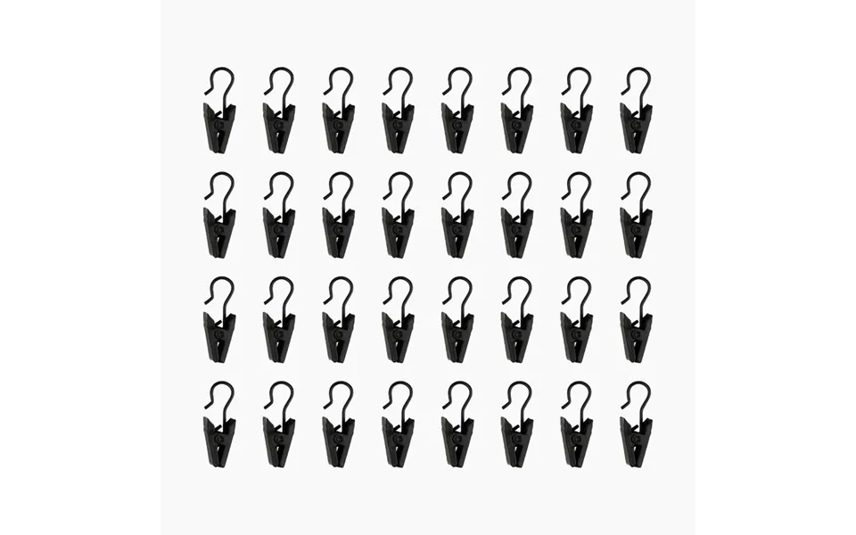 Metal Curtain Clips Pack Of 32