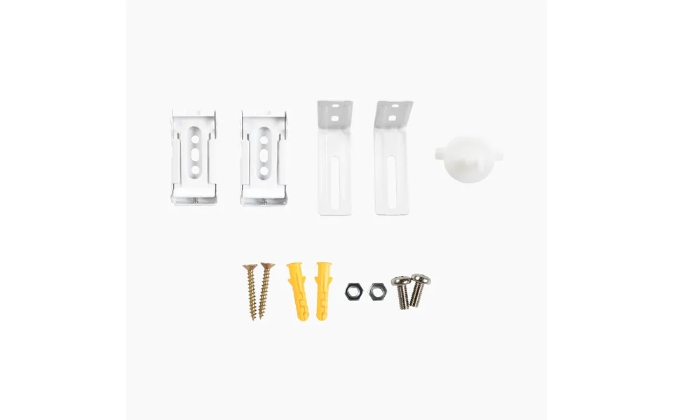 Plain Cordless Roman Shade Bracket Sets Pack Of 2