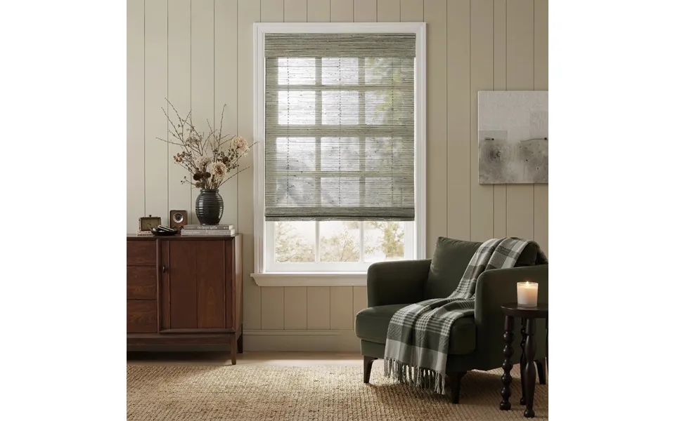 Rae Natural Ramie Jute Woven Wood Shades - Series D