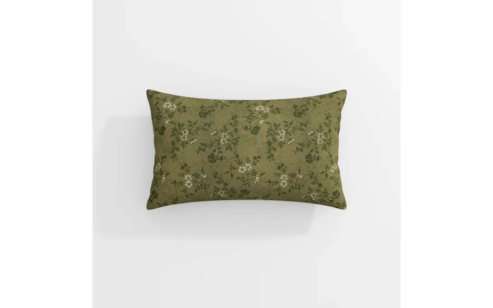 Sara Le Print Linen Pillow Cover - Ivy Brown Sl-j4 12x20 Inches
