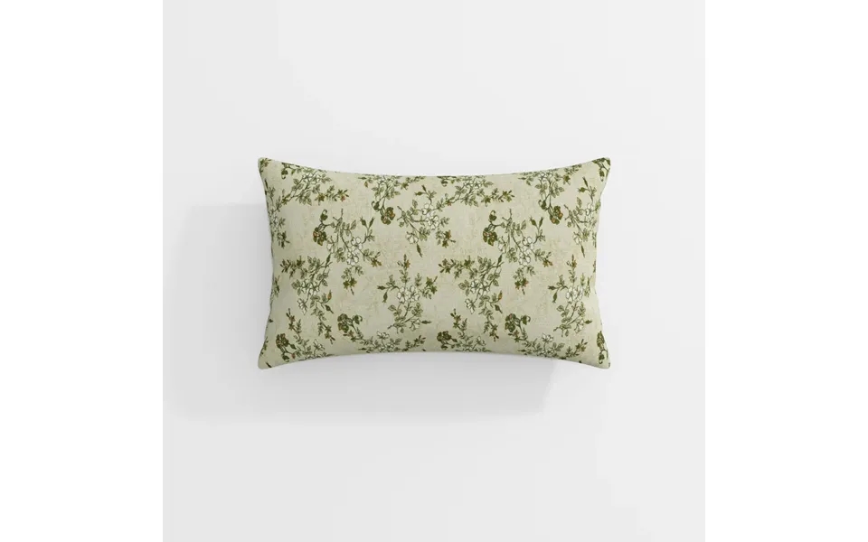 Sara Le Print Linen Pillow Cover - Porcelain Sl-j8 12x20 Inches