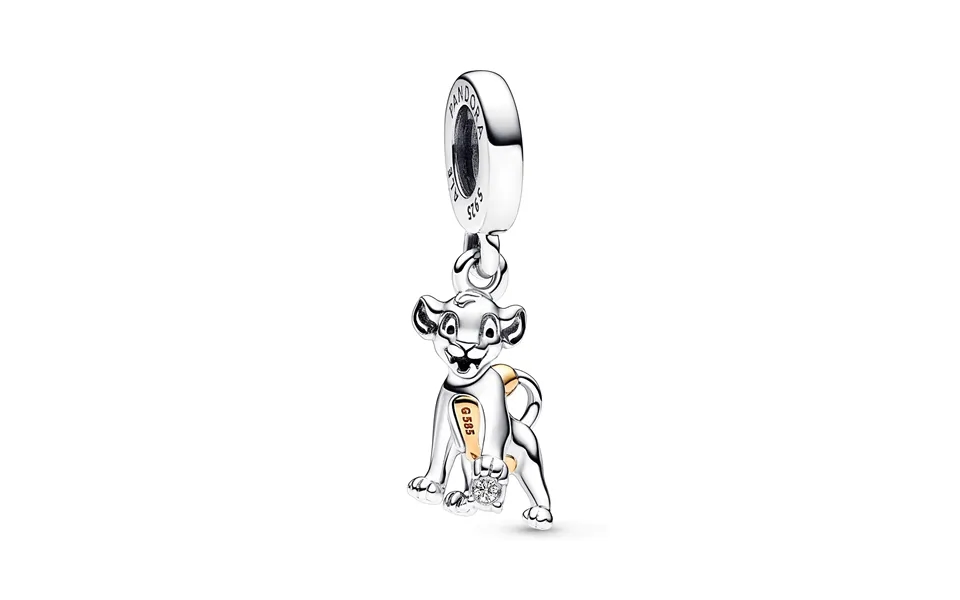 100th Anniversary Simba Lab-created Diamond Dangle Charm