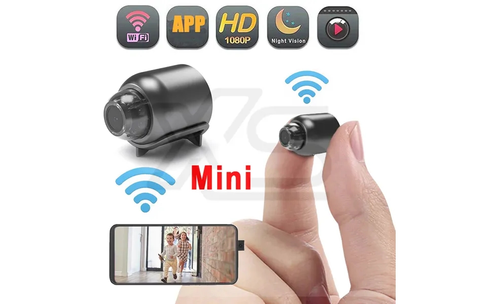 1080p Hd Mini Camera Wifi Home Monitor Indoor Safety Security Surveillance Night Vision
