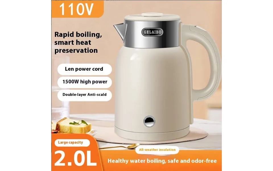 110v Stainless Steel Electric Kettle Fast Boiling & Auto Shut-off 1