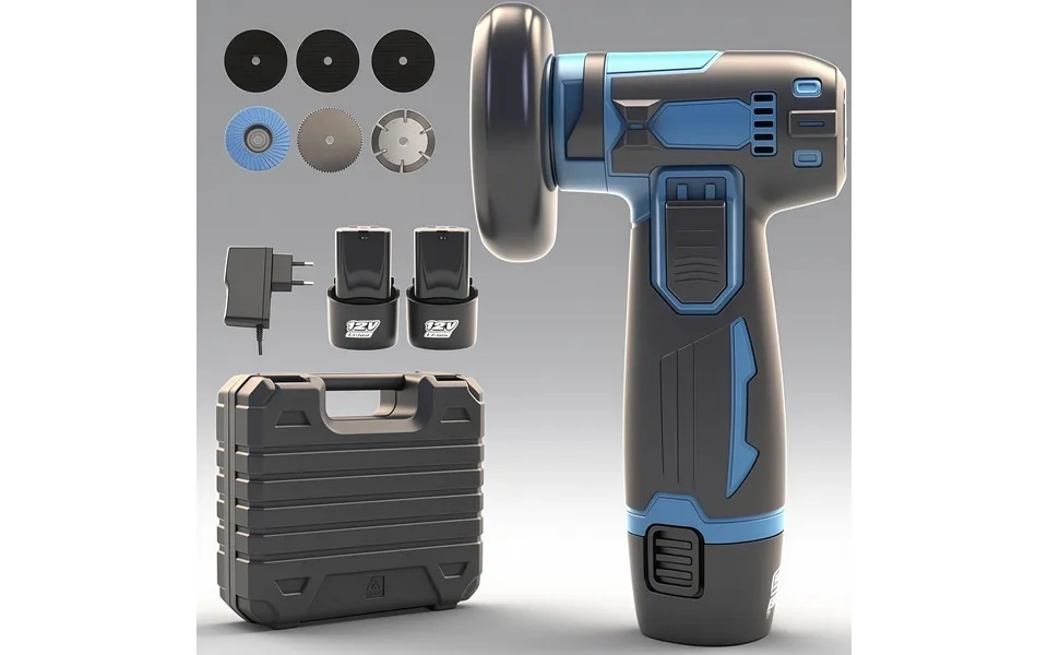 12v Lithium-ion Cordless Angle Grinder Compact Brush Motor Tool For Grinding - Cutting & Polishing 3-month Warranty On S