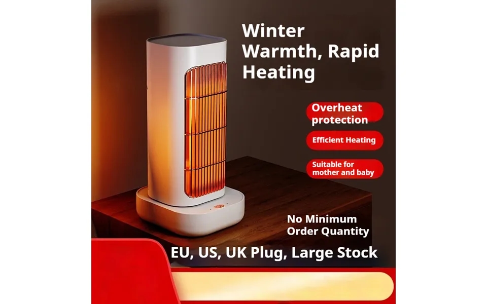 1300w Ptc Ceramic Space Heater With 60 Oscillation - Compact Tower Design, Overheat & Tip-over Protection, Eu Us Uk Plug