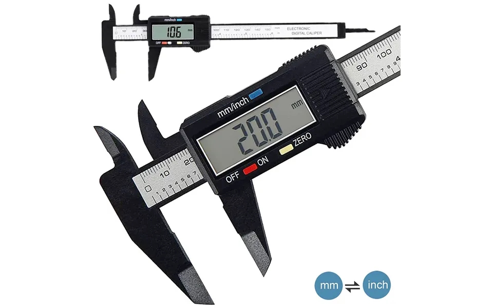 150mm 100mm Electronic Digital Caliper Carbon Fiber Dial Vernier Caliper Gauge Micrometer Measuring Tool Digital Ruler