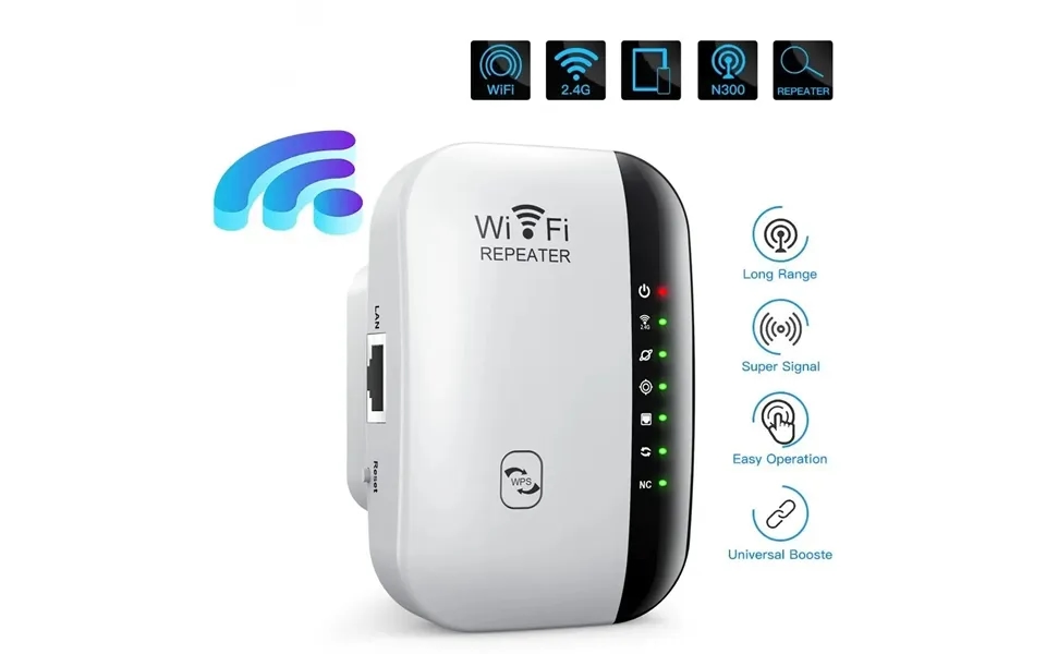 1pc 300mbps Wireless Wifi Repeater 2.4g Router Wifi Range Extender Wi-fi Signal Amplifier 802