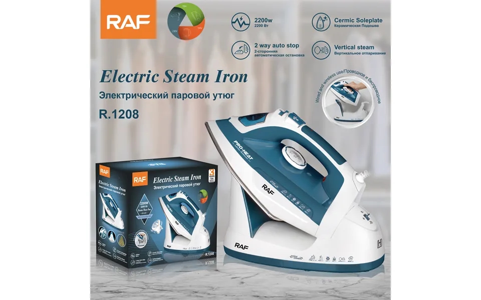 2-in-1 Steam Iron - Household High-power 1800w With Detachable Water Tank