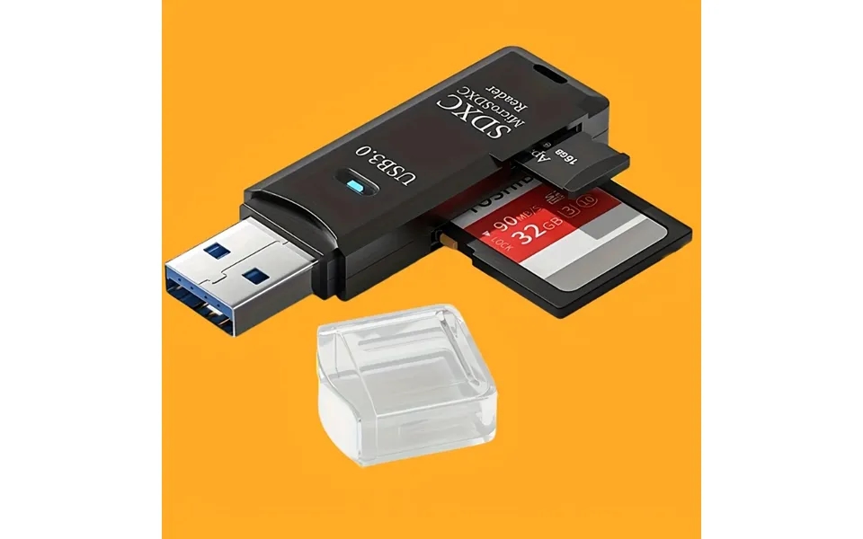 2-in-1 Usb 3.0 2.0 Sd Tf Card Reader - High-speed Dual-slot Adapter Compatible With Smartphones And Cameras