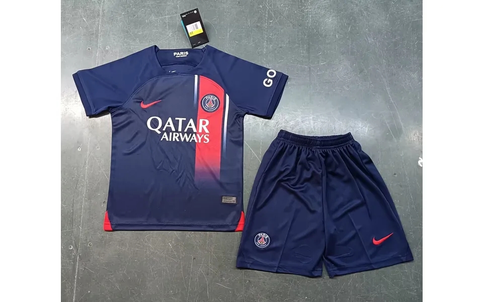 2023-2024 Kids Paris-saint-germain Home And Away Soccer Football Jersey Kits Short Shirt Set