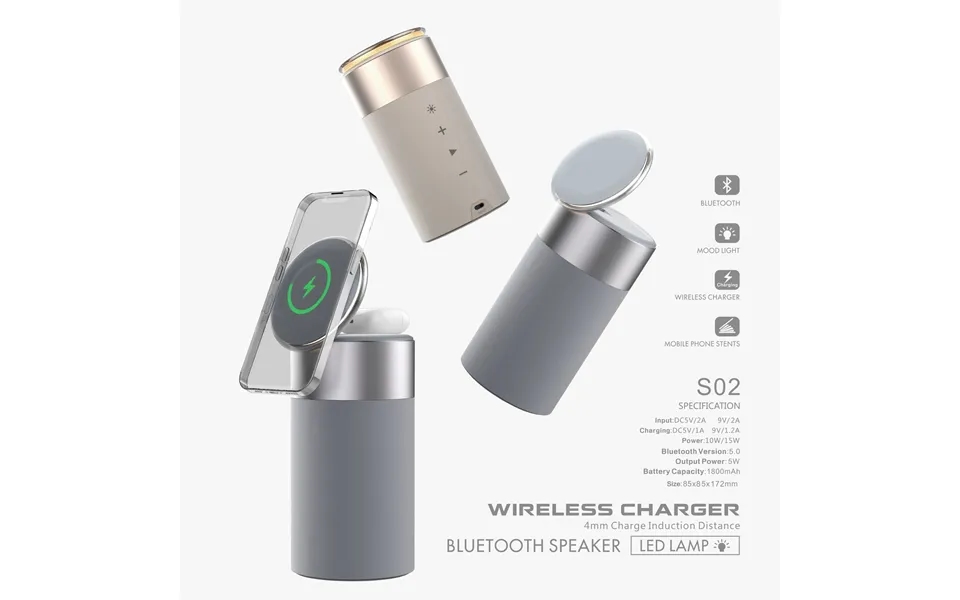 2023 Earphones Mobile Phone Magnetic Wireless Charging Audio Small Portable Home Office Outdoor Wireless Charging