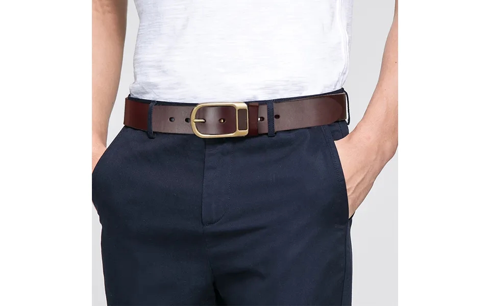 2023 New Hot Sale Retro Belt Men's Leather Casual Business Simple Cowhide Belt Men's Fashion Versatile Needle Button Pan