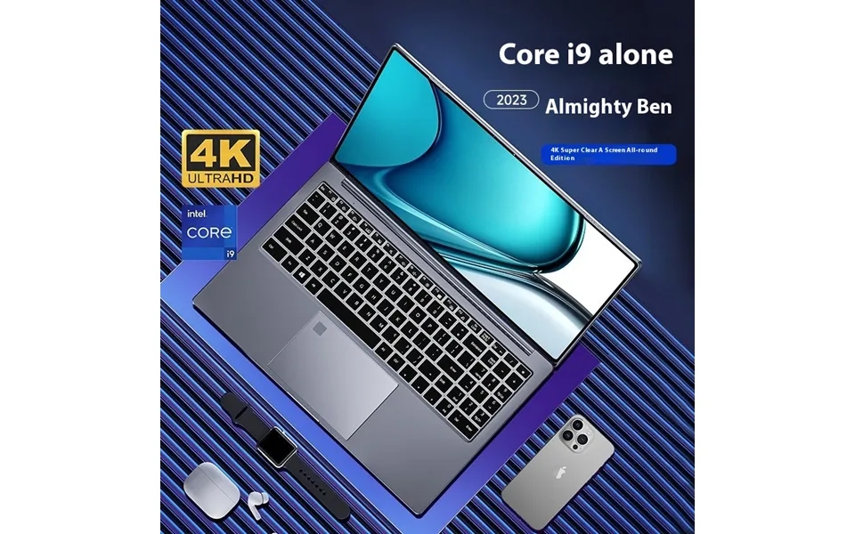 2024 Notebook Computer Core 13 Generation Lightweight And Portable Business Office Design E-sports Game Laptop