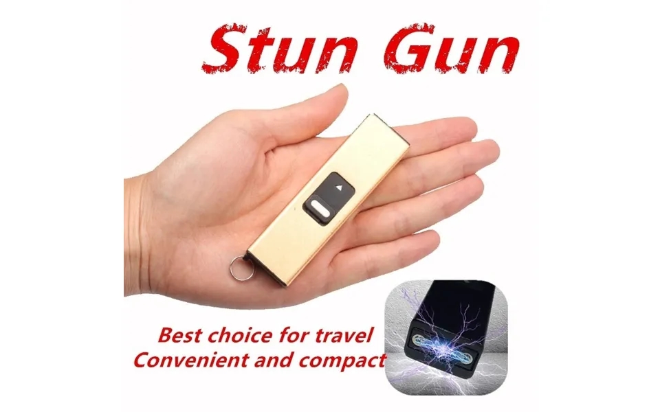2025 Mini Led Flashlight Stun Gnn Self-defense Rechargeable Electric Tazer Flashlight