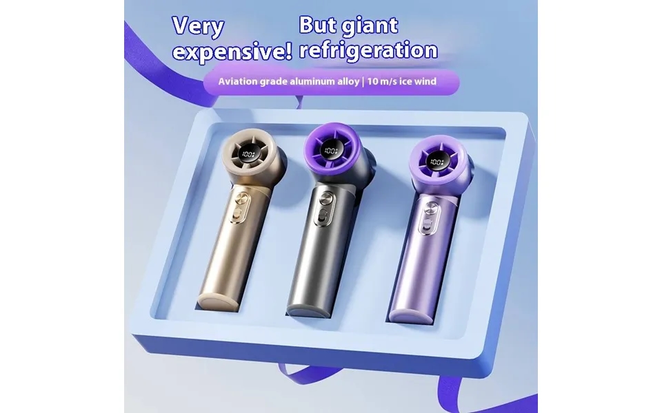 2025 Premium Aluminum Handheld Fan - High-speed Turbo Cooling & Usb Rechargeable Ultra-portable & Durable Metal Design