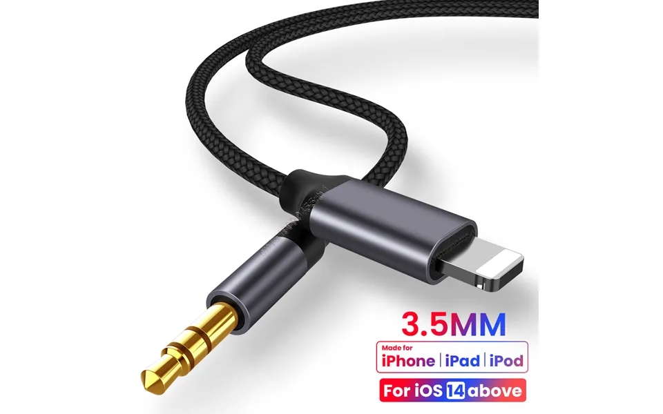 3.5mm Jack Aux Cable Car Speaker Headphone Adapter For Iphone 14 13 12 11 Pro Audio Splitter Cable For Ios 14