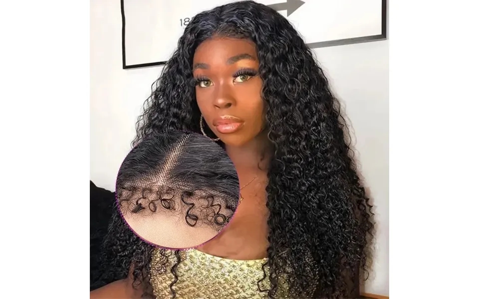 4c Edge Hairline Wigs Kinky Curly 13x6 Lace Front Human Hair Wig Prepluck Baby Hair Natural Hairline Brazilian Remy Hair