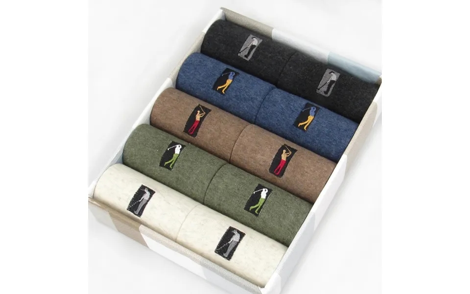 5 Pairs High Quality Embroidery Cotton Male New Business Brand Deodoriza Dress Men's Outdoor Baseball Socks