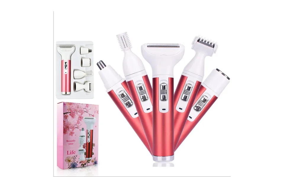 5-in-1 Multifunctional Women's Shaver Hair Removal Instrument Electric Eyebrow Trimmer Armpit Hair Private Shaver