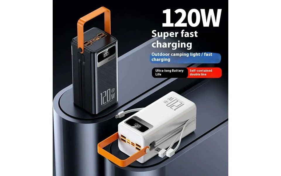 50000mah Portable Charger With 22.5w Fast Charging - High-capacity Power Bank For Outdoor Camping