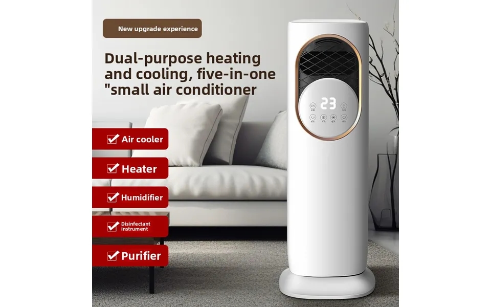 5a Dual-use And Heating Air Conditioner Household Vertical Heater Bladeless Fan Refrigeration Water Cooling