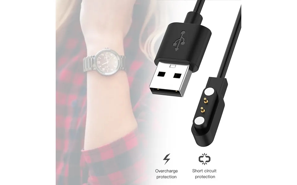 60 100cm Long-lasting Magnetic Plastic Smart Watch Fast Charging Cable Charger For Xiaomi Haylou Solar Ls05