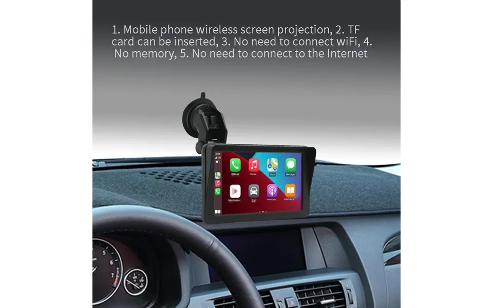 7 Car Navigation Portable Wireless Carplay Android Automp5 Player Pnd Car Navigation