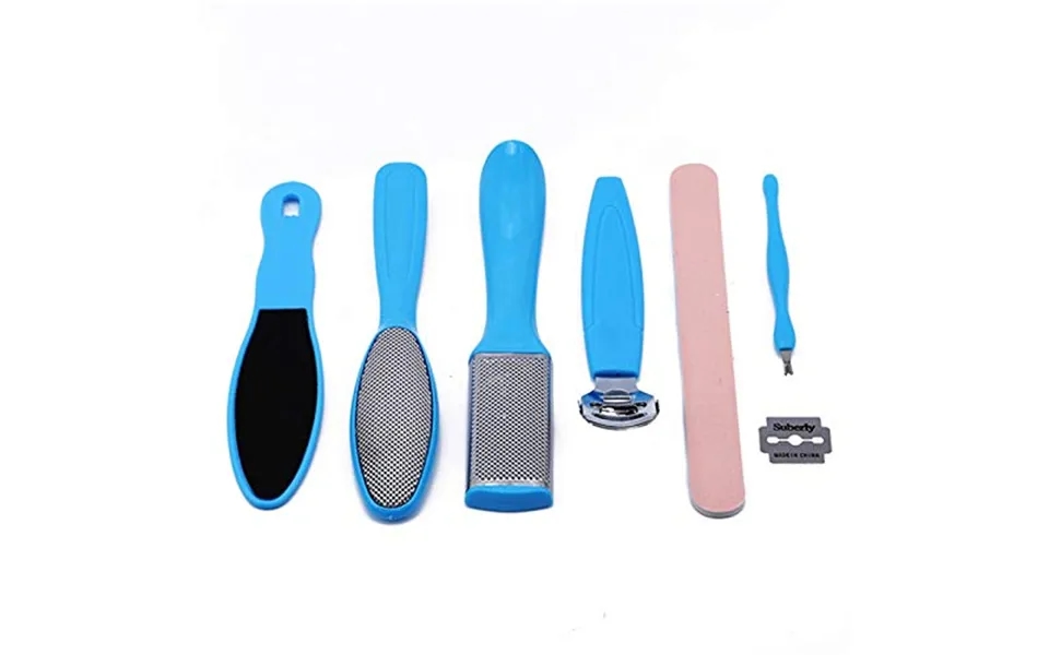 8pcs Set Professional Pedicure Tool Manicure Foot Care File Set Dead Hard Skin Callus Remover Scraper Beauty Pedicure Ra