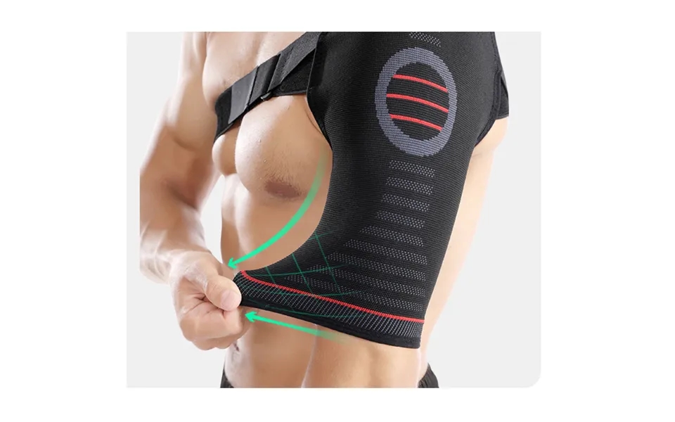 Adult Sports And Shoulder Protectors Weightlifting Strength Training Strain Adjustable Compression Fixed Strap Male