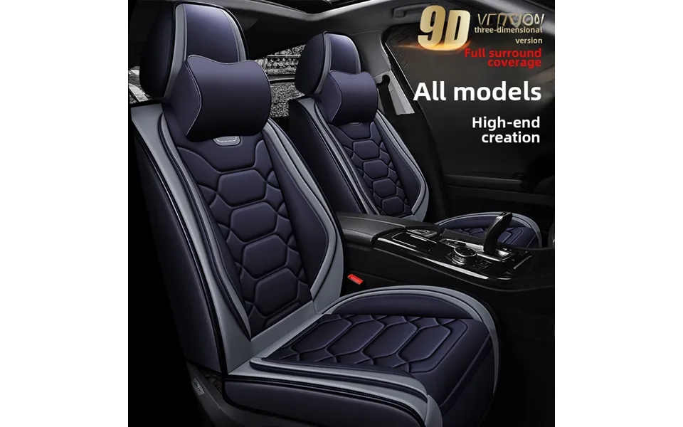 All-inclusive 9d Leather Car Seat Cover Four Seasons Fashion Sports Seat Cover New Interior Supplies