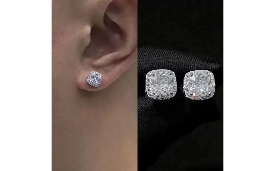 American Style Earrings For Men - Yellow Diamond