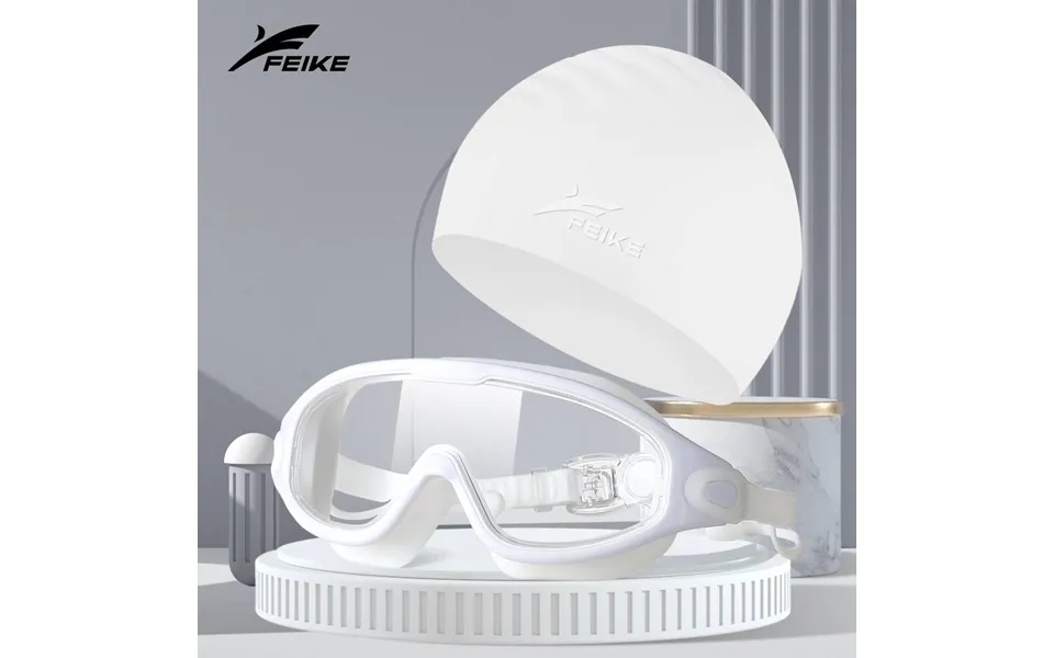 Anti-fog Swimming Goggles For Adults Hd Wide Frame - Uv Protection