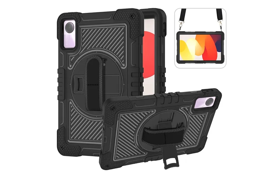 Applicable To Redmi Pad Se 11inch All-inclusive Drop-resistant Tablet Computer Protective Case Outdoor Shoulder Strap