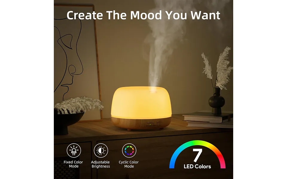 Aroma Diffuser Mini Wood Grain Humidifier Bedroom 300ml Aromatherapy Machine Essential Oil Diffuser Small Aromatherapy M