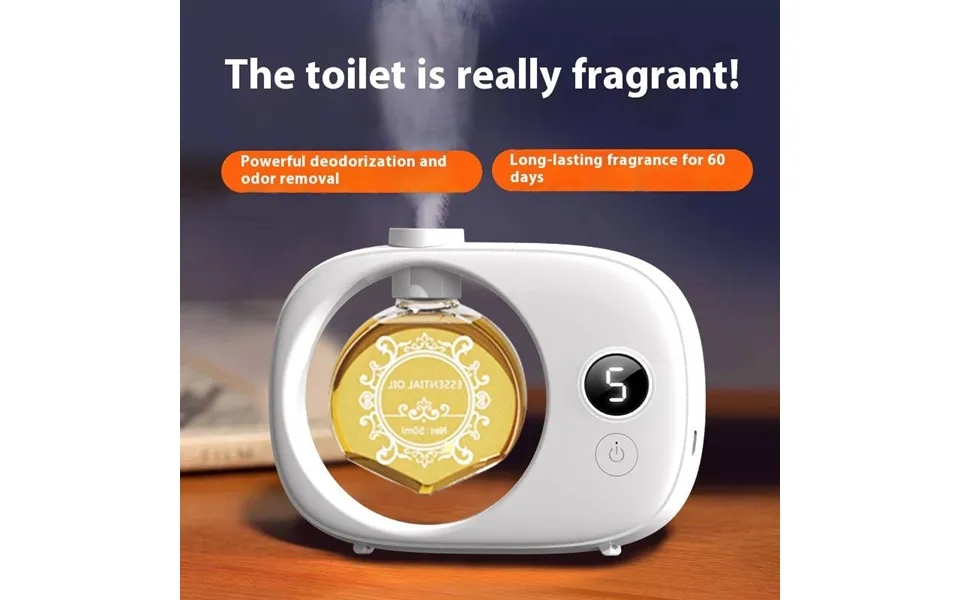 Automatic Aroma Diffuser With Premium Fragrance Oil - Usb Powered Air Freshener For Home, Hotel, Bathroom, Office