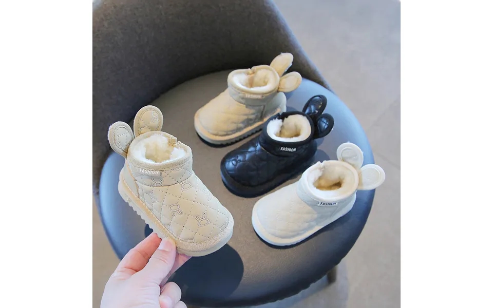 Autumn And Winter Baby Toddler Shoes Plus Velvet All-fit Snow Boots Casual Shoes For Boys And Girls