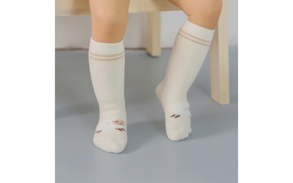 Autumn And Winter Thickened Cotton Baby Long Tube Wool Hoop Socks For Infants And Toddlers Warm Children Non-slip Floor